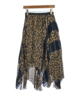 sacai（サカイ）ひざ丈スカート 茶 サイズ:0(XS位) レディース/2200726659096
