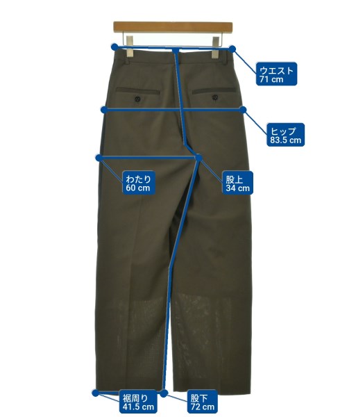 sacai（サカイ）スラックス カーキ サイズ:1(S位) レディース/2200735375017
