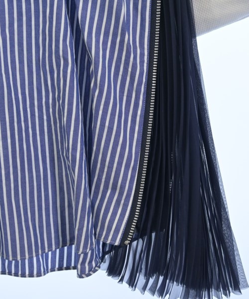 sacai（サカイ）シャツワンピース 青 サイズ:1(S位) レディース/2200736279048