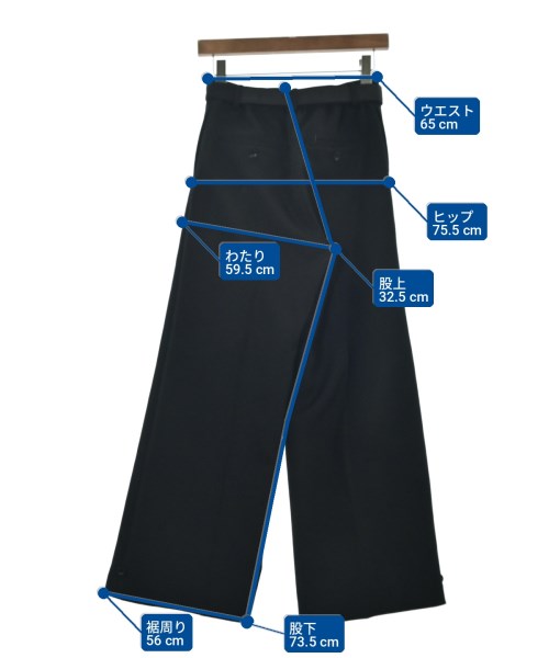 sacai（サカイ）スラックス 黒 サイズ:0(XS位) レディース/2200737379020
