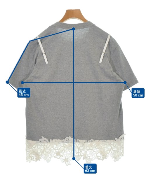 sacai（サカイ）Tシャツ・カットソー グレー サイズ:2(M位) レディース/2200716494034
