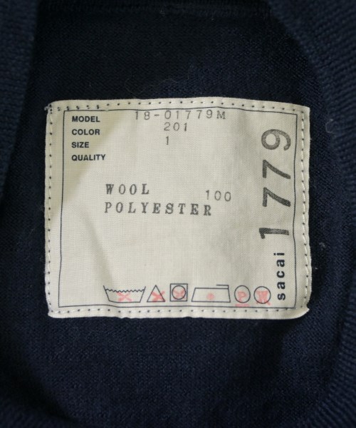 sacai（サカイ）ニット・セーター 紺 サイズ:1(S位) メンズ/2200721887043