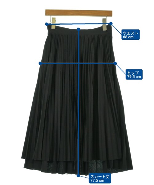 sacai（サカイ）ロング・マキシ丈スカート 黒 サイズ:0(XS位) レディース/2200721766010