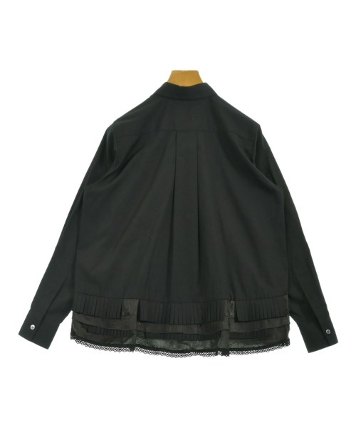 sacai（サカイ）カジュアルシャツ 黒 サイズ:1(S位) レディース/2200722276365