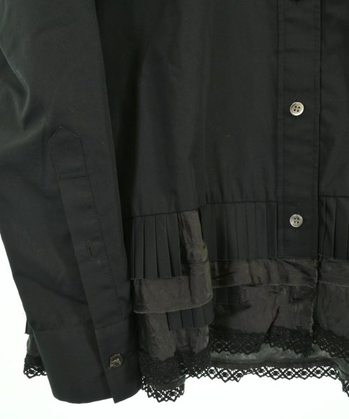 sacai（サカイ）カジュアルシャツ 黒 サイズ:1(S位) レディース/2200722276365