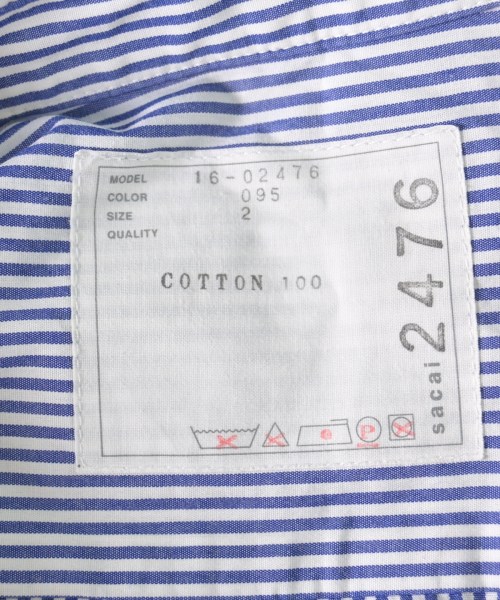 sacai（サカイ）ワンピース 青 サイズ:2(M位) レディース/2200724216017