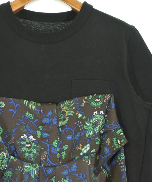 sacai（サカイ）Tシャツ・カットソー 黒 サイズ:1(S位) レディース/2200724387021