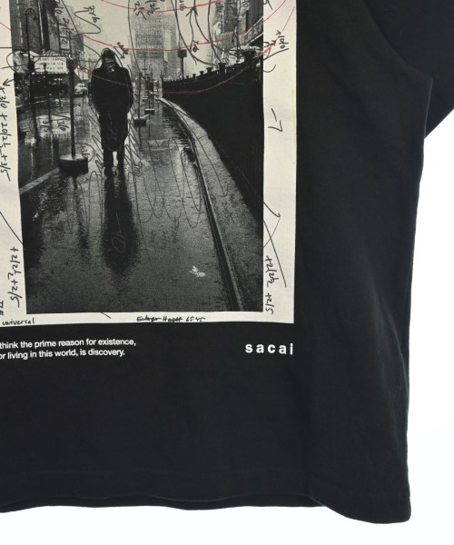 sacai（サカイ）Tシャツ・カットソー 黒 サイズ:0(XS位) レディース/2200724387045