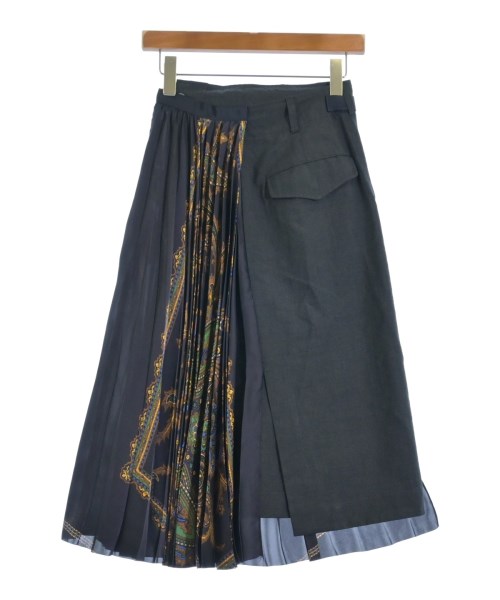 sacai（サカイ）ロング・マキシ丈スカート グレー サイズ:0(XS位) レディース/2200724897049