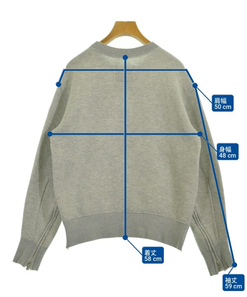 sacai（サカイ）スウェット グレー サイズ:1(S位) レディース/2200722484029