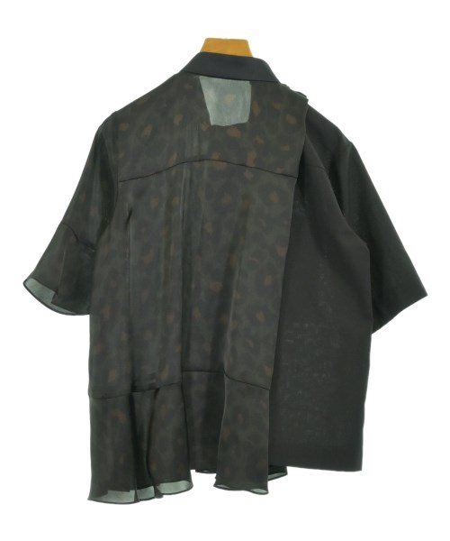 sacai（サカイ）カジュアルシャツ 黒 サイズ:1(S位) レディース/2200726076039