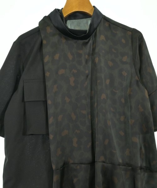 sacai（サカイ）カジュアルシャツ 黒 サイズ:1(S位) レディース/2200726076039