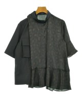 sacai（サカイ）カジュアルシャツ 黒 サイズ:1(S位) レディース/2200726076039