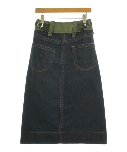 sacai（サカイ）ひざ丈スカート 紺 サイズ:1(S位) レディース/2200721710020