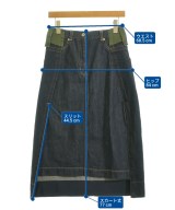 sacai（サカイ）ひざ丈スカート 紺 サイズ:1(S位) レディース/2200721710020