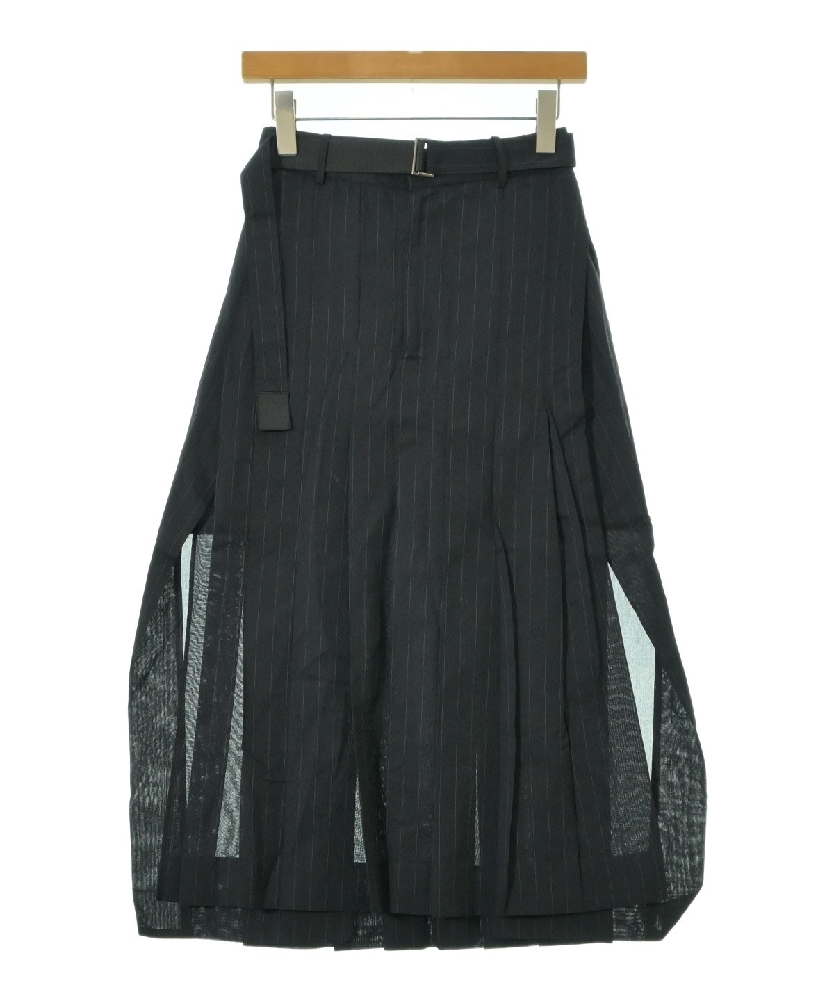 sacai（サカイ）ロング・マキシ丈スカート 黒 サイズ:0(XS位
