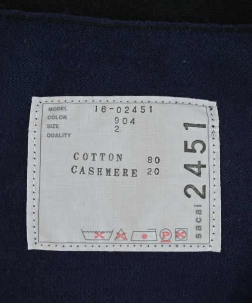 sacai（サカイ）ニット・セーター 黒 サイズ:2(M位) レディース/2200726688065