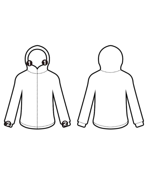 sacai（サカイ）パーカー グレー サイズ:1(S位) レディース/2200726699016
