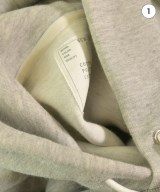 sacai（サカイ）パーカー グレー サイズ:1(S位) レディース/2200726699016