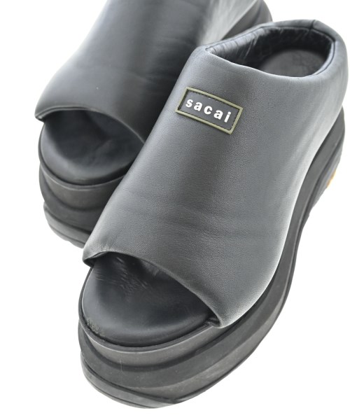 sacai（サカイ）サンダル 黒 サイズ:EU38(24.5cm位) レディース/2200726488023