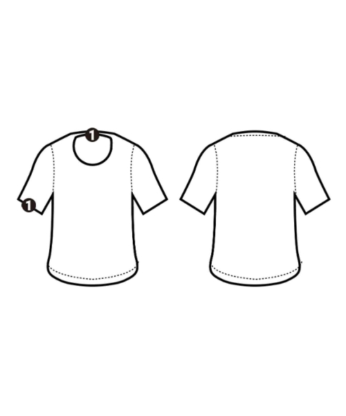 sacai（サカイ）Tシャツ・カットソー 黒 サイズ:1(S位) レディース/2200727384034