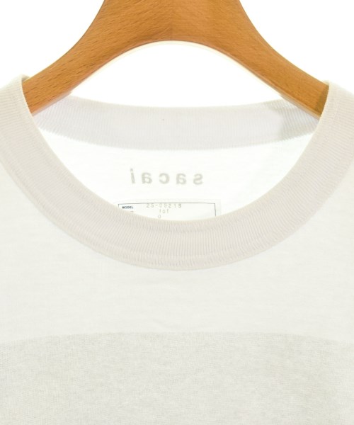 sacai（サカイ）Tシャツ・カットソー 白 サイズ:0(XS位) レディース/2200727384041