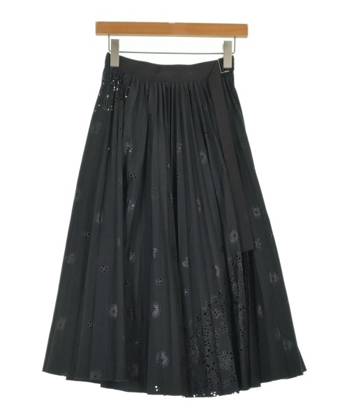 sacai（サカイ）ロング・マキシ丈スカート 黒 サイズ:0(XS位) レディース/2200722468067
