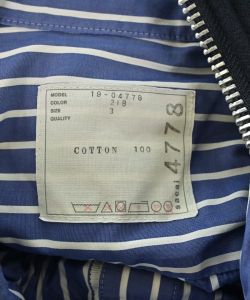 sacai（サカイ）ワンピース 青 サイズ:3(L位) レディース/2200728204041