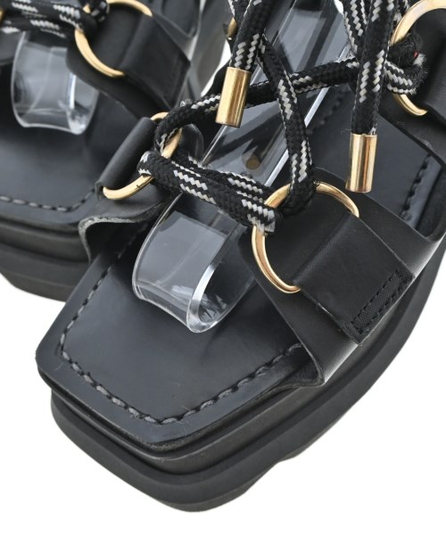 sacai（サカイ）サンダル 黒 サイズ:37(23.5cm位) レディース/2200729047128