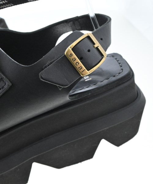 sacai（サカイ）サンダル 黒 サイズ:37(23.5cm位) レディース/2200729047128