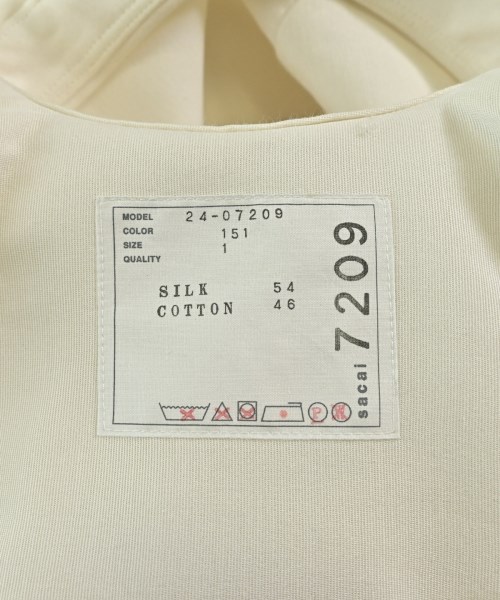 sacai（サカイ）ブラウス 白 サイズ:1(S位) レディース/2200729116015