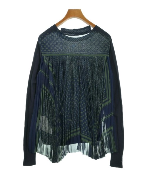 sacai（サカイ）ニット・セーター 紺 サイズ:1(S位) レディース/2200682311076