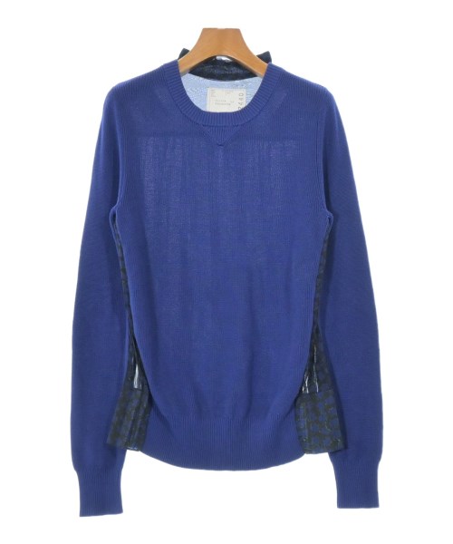 sacai(サカイ)ニット・セーター 青 サイズ:1(S位)/2200682311083