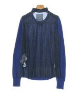 sacai（サカイ）ニット・セーター 青 サイズ:1(S位) レディース/2200682311083