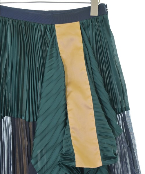 sacai（サカイ）ロング・マキシ丈スカート 緑 サイズ:1(S位) レディース/2200682374026