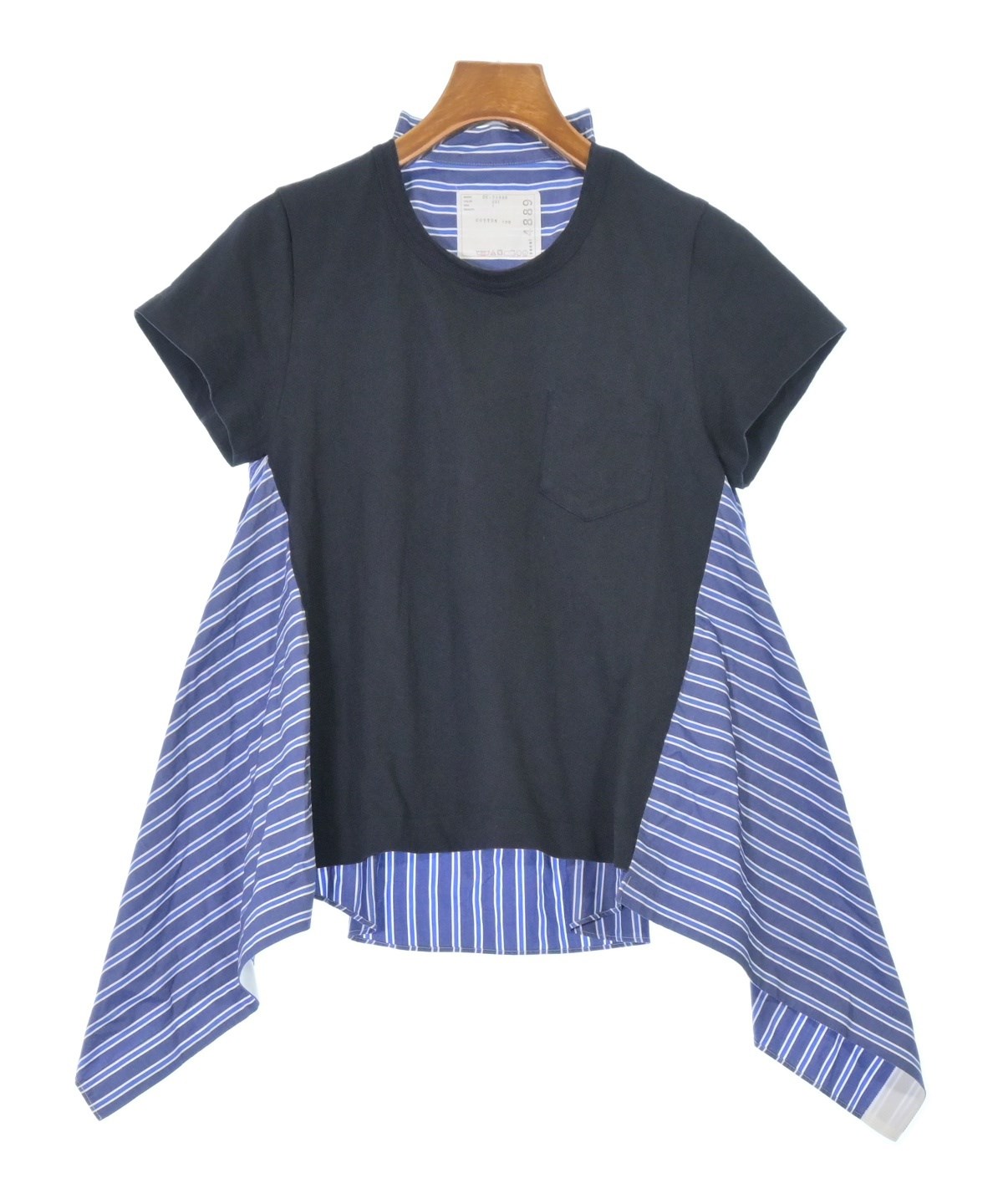 sacai（サカイ）Tシャツ・カットソー 黒 サイズ:1(S位) レディース