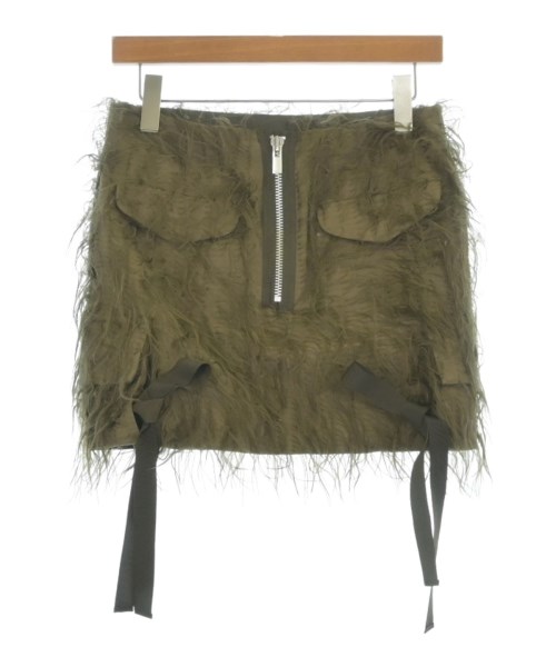 sacai（サカイ）ミニスカート カーキ サイズ:1(S位) レディース/2200684107073
