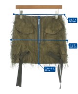 sacai（サカイ）ミニスカート カーキ サイズ:1(S位) レディース/2200684107073