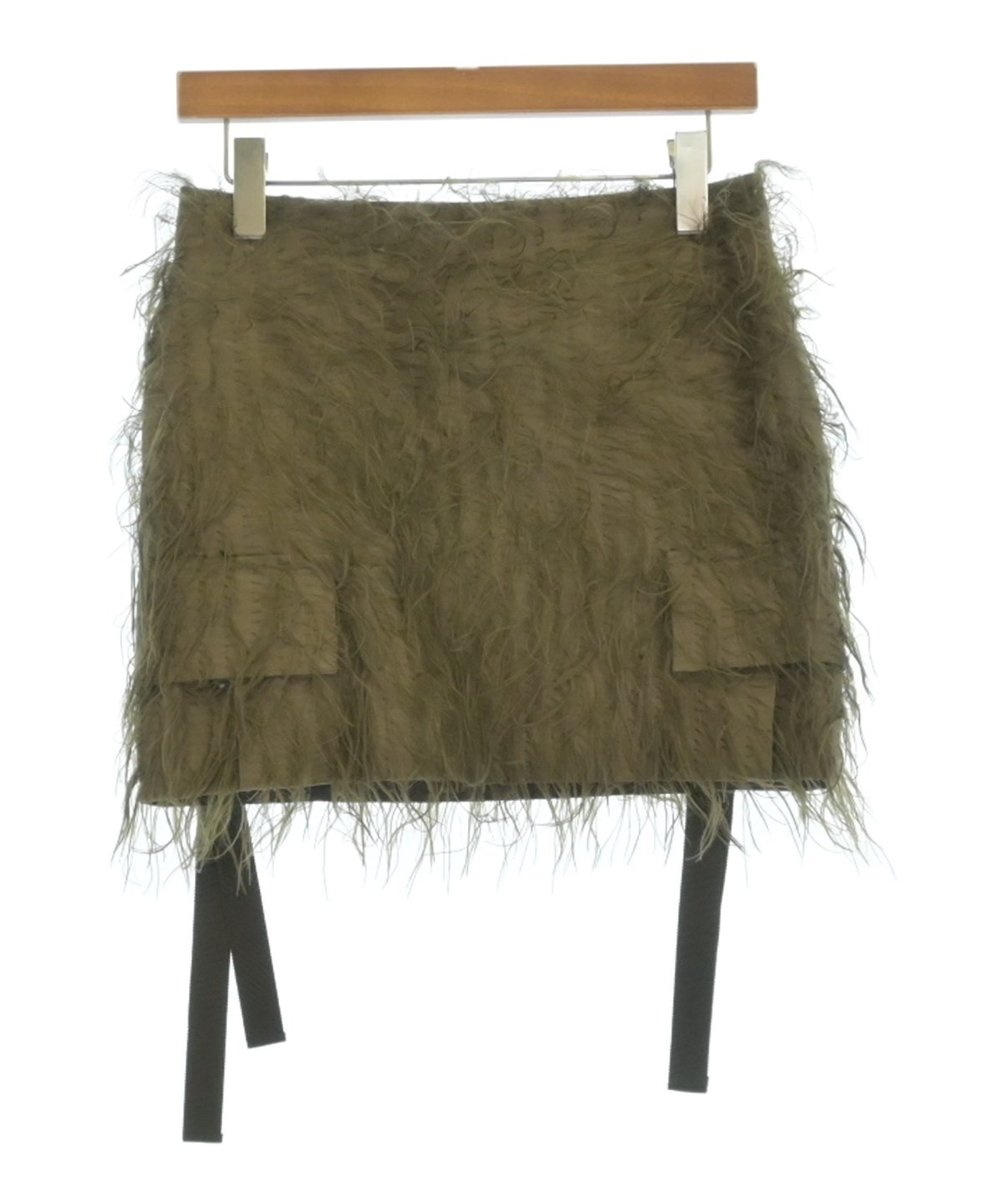 sacai（サカイ）ミニスカート カーキ サイズ:1(S位) レディース