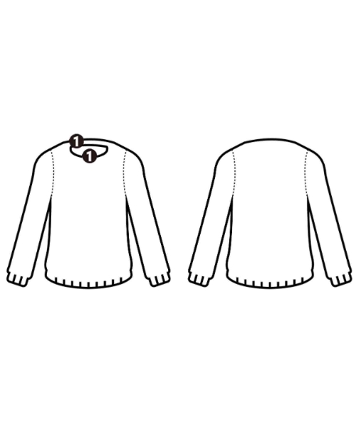 sacai（サカイ）ニット・セーター 黒 サイズ:1(S位) レディース/2200684962023