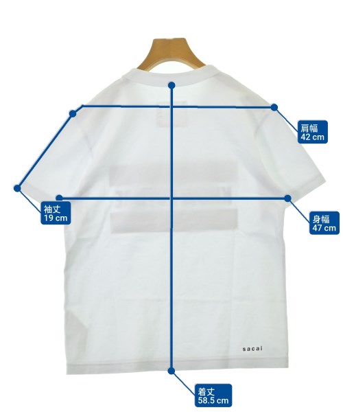sacai（サカイ）Tシャツ・カットソー 白 サイズ:0(XS位) レディース/2200684962092