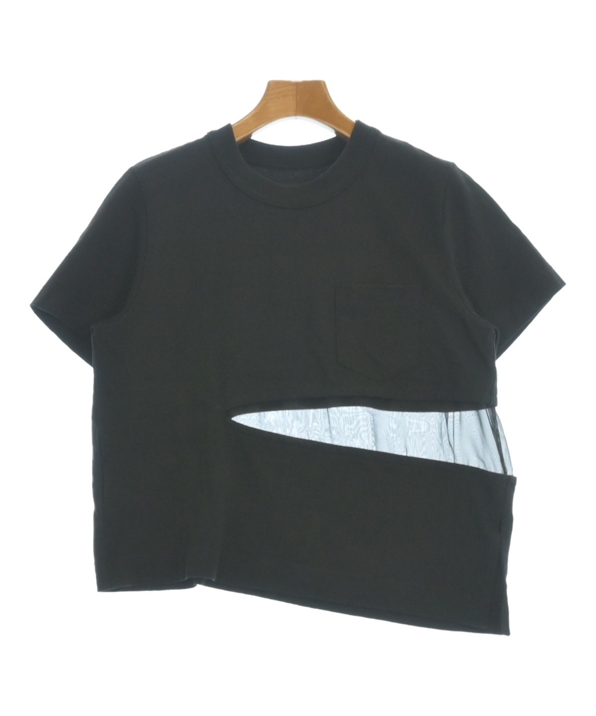 sacai(サカイ)Tシャツ・カットソー 黒 サイズ:2(M位) レディース sacai(サカイ)Tシャツ・カットソー 黒 サイズ:2(M位) レディース