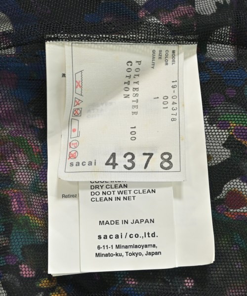 sacai（サカイ）ワンピース 紫 サイズ:1(S位) レディース/2200685850022