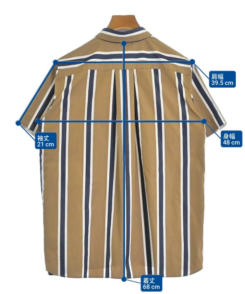 sacai（サカイ）カジュアルシャツ 茶 サイズ:2(M位) レディース/2200679629078
