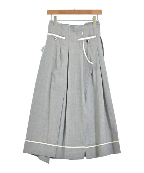 sacai（サカイ）ロング・マキシ丈スカート グレー サイズ:1(S位) レディース/2200685814093