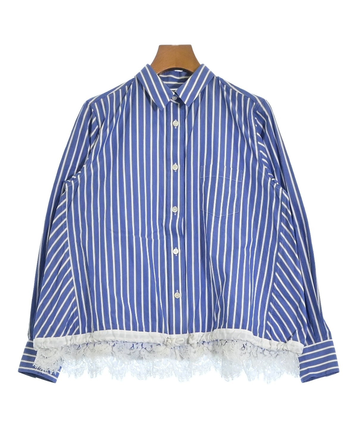 sacai（サカイ）ブラウス 青 サイズ:2(M位) レディース/2200686727040
