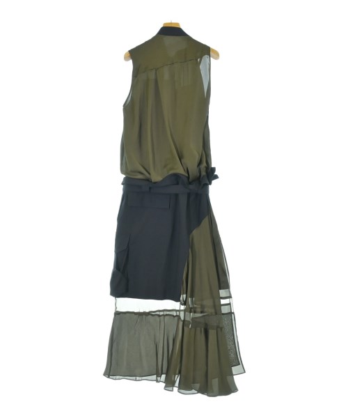 sacai（サカイ）ワンピース カーキ サイズ:2(M位) レディース/2200687084012