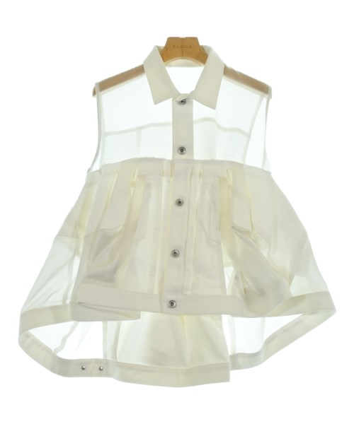 sacai(サカイ)ベスト 白 サイズ:2(M位)/2200687084029