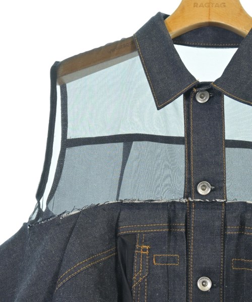 sacai（サカイ）ベスト 紺 サイズ:3(L位) レディース/2200687084036