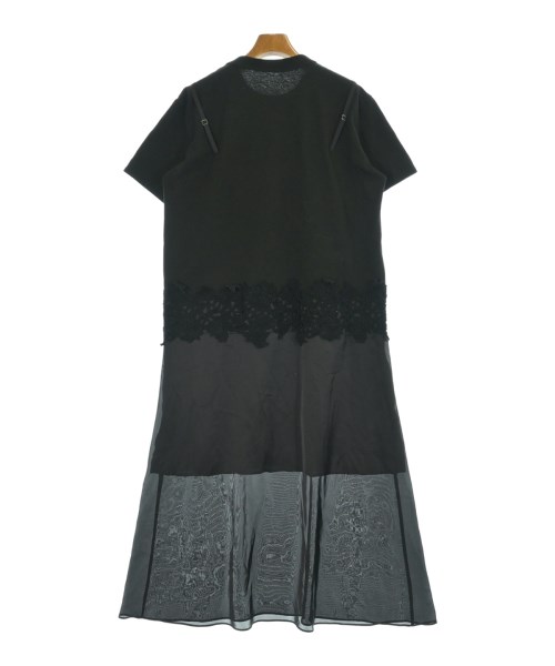 sacai（サカイ）ワンピース 黒 サイズ:3(L位) レディース/2200687365036